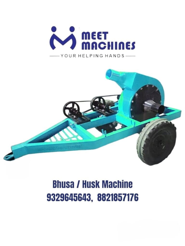 Tractor PTO Operated Bhusa or Husk Conveying Machine with High-Pressure Air Blower