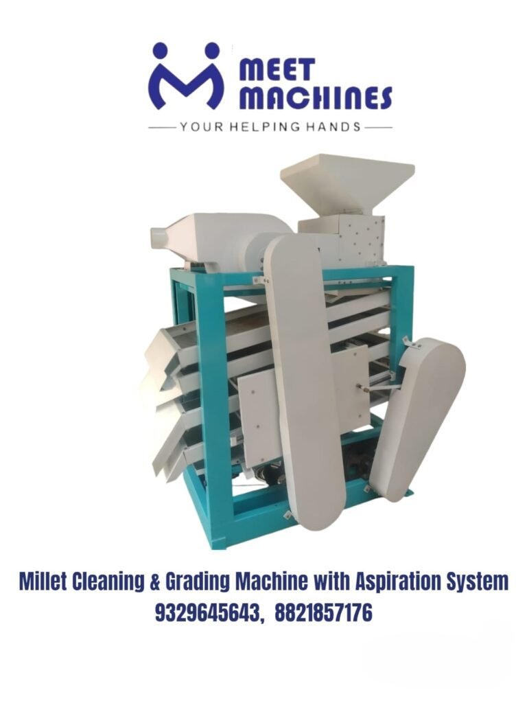 Millet Cleaning and grading machine